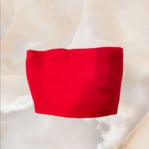 H&M red tube top